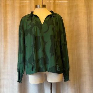 Sugarlips Forest Green Blouse